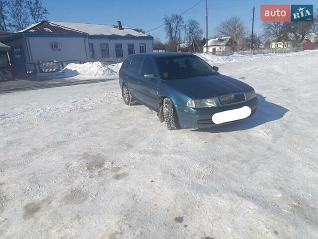 Синий Шкода Октавия, объемом двигателя 1.9 л и пробегом 296 тыс. км за 2599 $, фото 1 на Automoto.ua