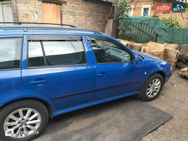 Синий Шкода Октавия, объемом двигателя 1.78 л и пробегом 201 тыс. км за 6500 $, фото 1 на Automoto.ua