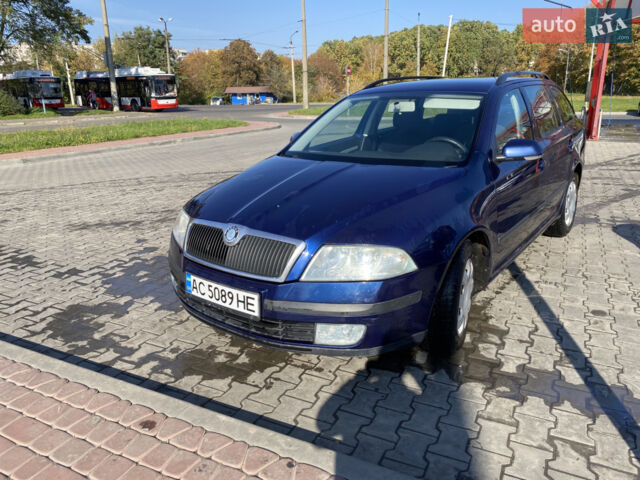 Синий Шкода Октавия, объемом двигателя 1.9 л и пробегом 272 тыс. км за 5350 $, фото 1 на Automoto.ua