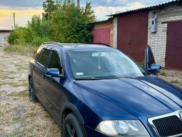 Синий Шкода Октавия, объемом двигателя 1.6 л и пробегом 218 тыс. км за 5000 $, фото 1 на Automoto.ua