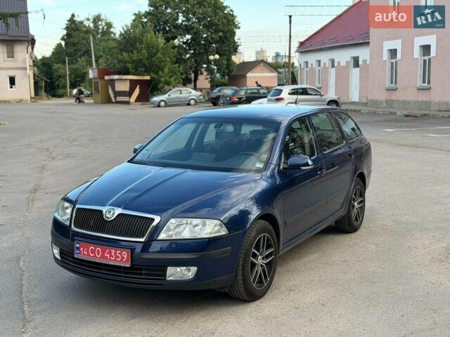Синий Шкода Октавия, объемом двигателя 1.6 л и пробегом 182 тыс. км за 6500 $, фото 1 на Automoto.ua