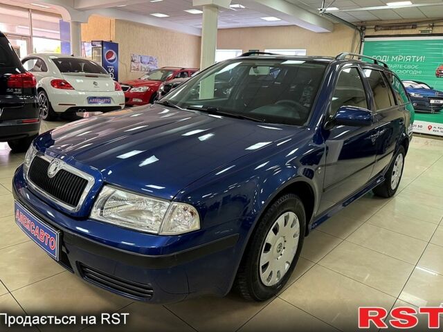 Синій Шкода Октавія, об'ємом двигуна 1.6 л та пробігом 198 тис. км за 6200 $, фото 1 на Automoto.ua