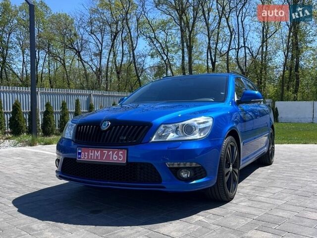 Синий Шкода Октавия, объемом двигателя 2 л и пробегом 212 тыс. км за 12500 $, фото 1 на Automoto.ua