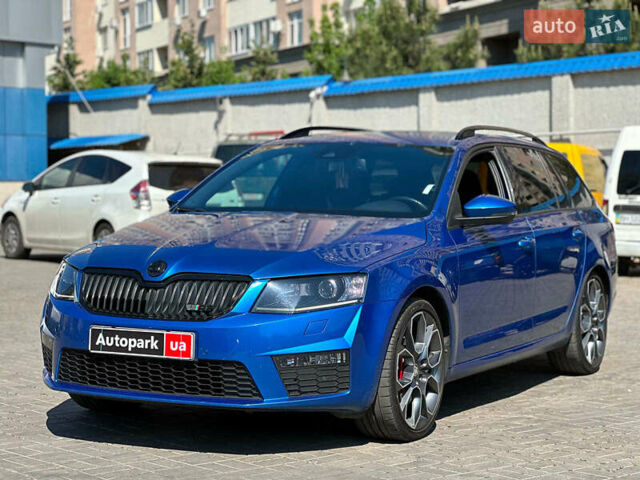 Синий Шкода Октавия, объемом двигателя 2 л и пробегом 235 тыс. км за 15290 $, фото 1 на Automoto.ua