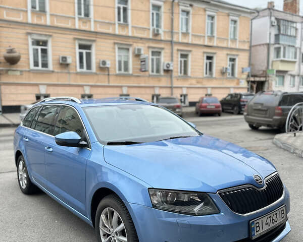 Синий Шкода Октавия, объемом двигателя 1.6 л и пробегом 182 тыс. км за 12200 $, фото 1 на Automoto.ua