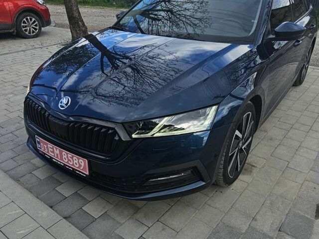 Синий Шкода Октавия, объемом двигателя 2 л и пробегом 200 тыс. км за 21999 $, фото 1 на Automoto.ua