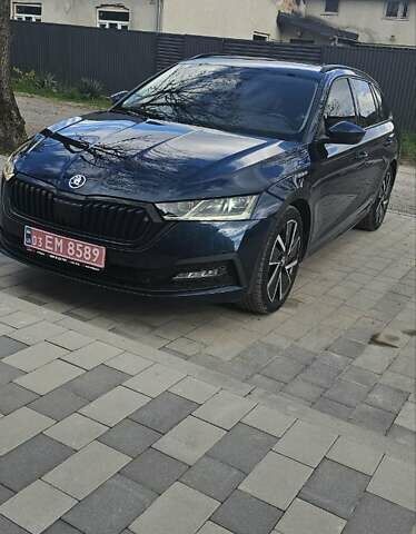 Синий Шкода Октавия, объемом двигателя 2 л и пробегом 200 тыс. км за 22999 $, фото 1 на Automoto.ua