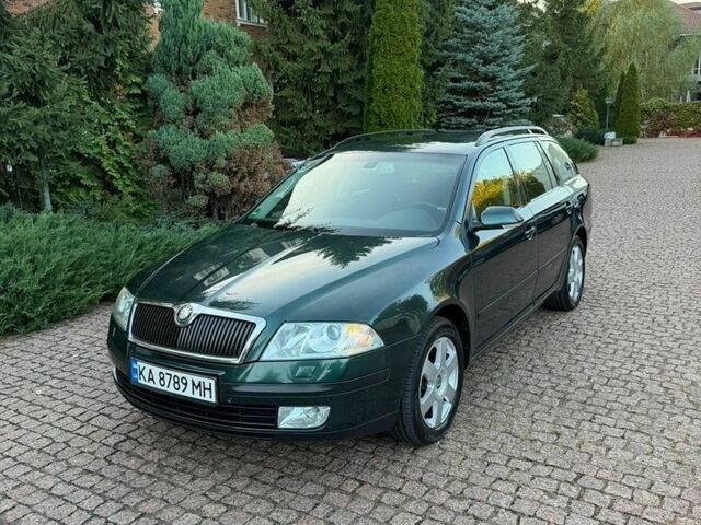 Зеленый Шкода Октавия, объемом двигателя 2 л и пробегом 217 тыс. км за 4850 $, фото 1 на Automoto.ua