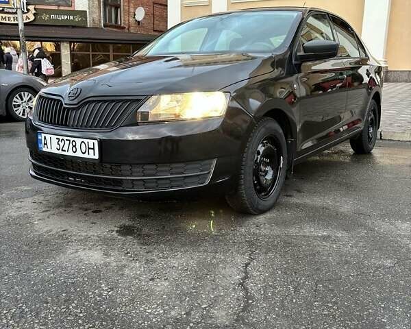Черный Шкода Рапид, объемом двигателя 1.2 л и пробегом 177 тыс. км за 7200 $, фото 1 на Automoto.ua