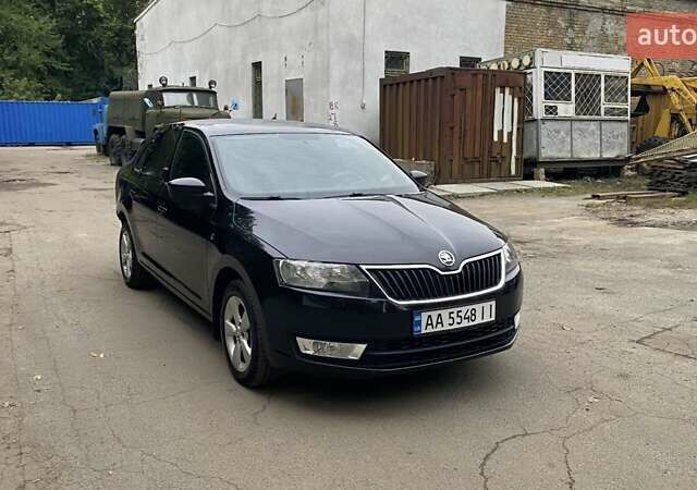 Черный Шкода Рапид, объемом двигателя 1.6 л и пробегом 90 тыс. км за 3500 $, фото 1 на Automoto.ua