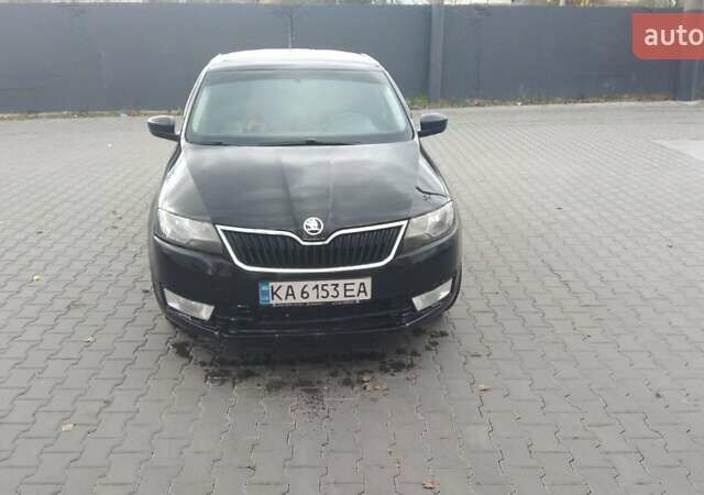 Черный Шкода Рапид, объемом двигателя 1.6 л и пробегом 360 тыс. км за 7500 $, фото 1 на Automoto.ua