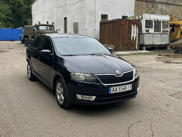 Черный Шкода Рапид, объемом двигателя 1.6 л и пробегом 90 тыс. км за 3500 $, фото 1 на Automoto.ua