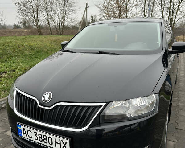 Черный Шкода Рапид, объемом двигателя 1.2 л и пробегом 175 тыс. км за 8000 $, фото 1 на Automoto.ua