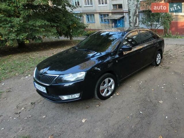 Черный Шкода Рапид, объемом двигателя 1.2 л и пробегом 134 тыс. км за 7900 $, фото 1 на Automoto.ua