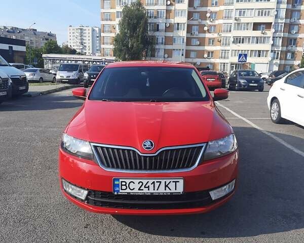 Красный Шкода Рапид, объемом двигателя 1.6 л и пробегом 94 тыс. км за 9500 $, фото 1 на Automoto.ua
