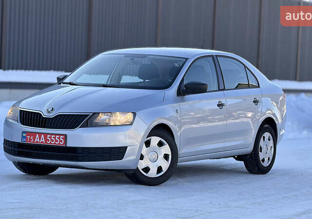 Серый Шкода Рапид, объемом двигателя 1.6 л и пробегом 242 тыс. км за 6999 $, фото 1 на Automoto.ua