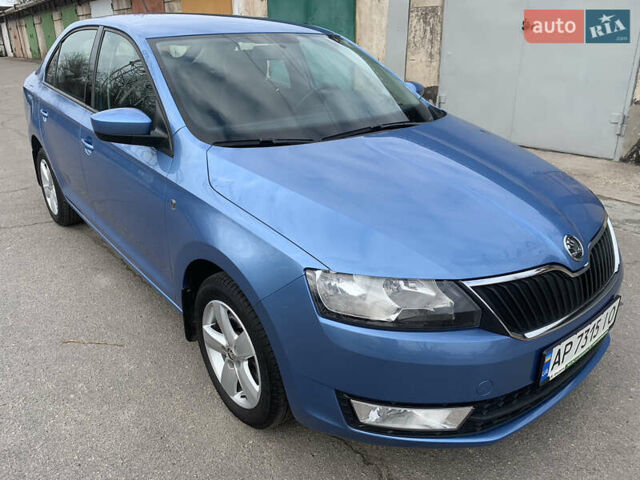 Синий Шкода Рапид, объемом двигателя 1.2 л и пробегом 40 тыс. км за 11499 $, фото 1 на Automoto.ua