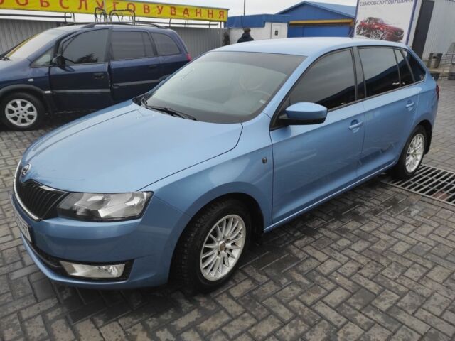 Синий Шкода Рапид, объемом двигателя 1.6 л и пробегом 180 тыс. км за 8200 $, фото 1 на Automoto.ua