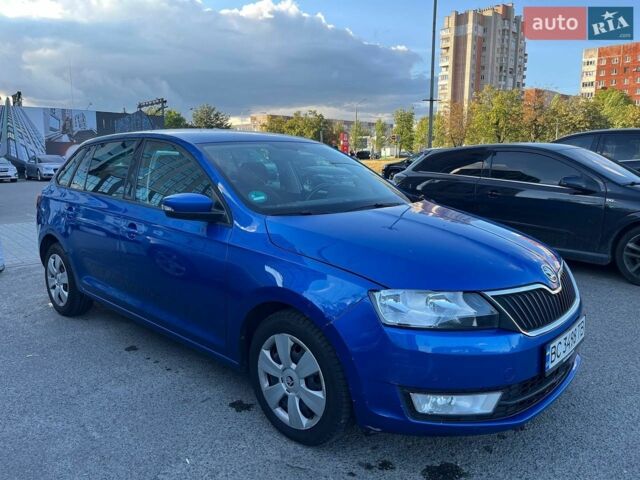 Синій Шкода Рапід, об'ємом двигуна 1.4 л та пробігом 215 тис. км за 9100 $, фото 1 на Automoto.ua