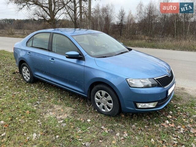 Синий Шкода Рапид, объемом двигателя 1.2 л и пробегом 90 тыс. км за 10000 $, фото 1 на Automoto.ua