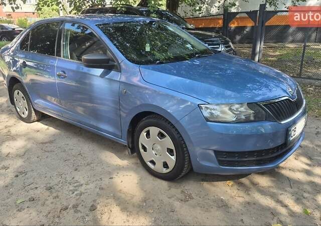 Синий Шкода Рапид, объемом двигателя 1.6 л и пробегом 153 тыс. км за 7200 $, фото 1 на Automoto.ua