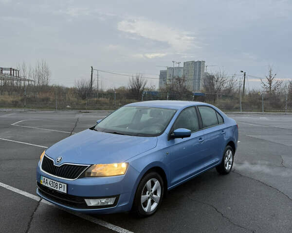 Синий Шкода Рапид, объемом двигателя 1.6 л и пробегом 258 тыс. км за 7850 $, фото 1 на Automoto.ua