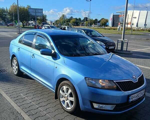 Синій Шкода Рапід, об'ємом двигуна 1.6 л та пробігом 123 тис. км за 8800 $, фото 1 на Automoto.ua