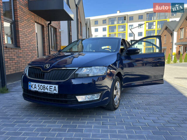 Синий Шкода Рапид, объемом двигателя 1.2 л и пробегом 124 тыс. км за 9000 $, фото 1 на Automoto.ua