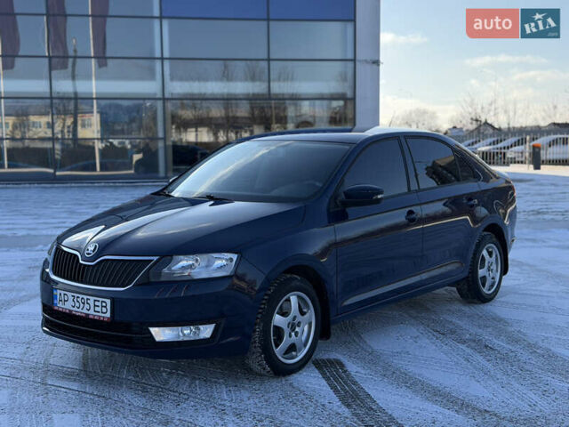 Синій Шкода Рапід, об'ємом двигуна 1.6 л та пробігом 93 тис. км за 12350 $, фото 1 на Automoto.ua