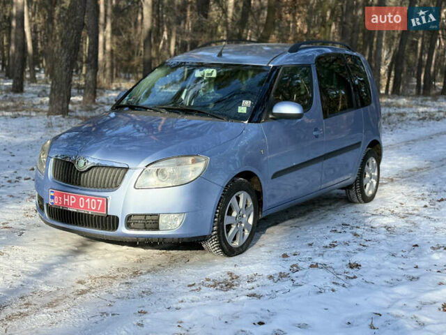 Синий Шкода Румстер, объемом двигателя 1.6 л и пробегом 191 тыс. км за 5900 $, фото 1 на Automoto.ua