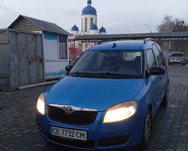 Синий Шкода Румстер, объемом двигателя 1.4 л и пробегом 194 тыс. км за 4100 $, фото 1 на Automoto.ua