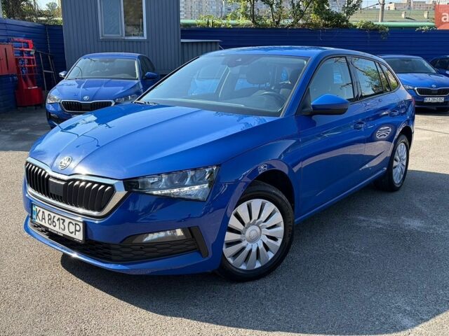 Синий Шкода Scala, объемом двигателя 1.6 л и пробегом 148 тыс. км за 13811 $, фото 1 на Automoto.ua