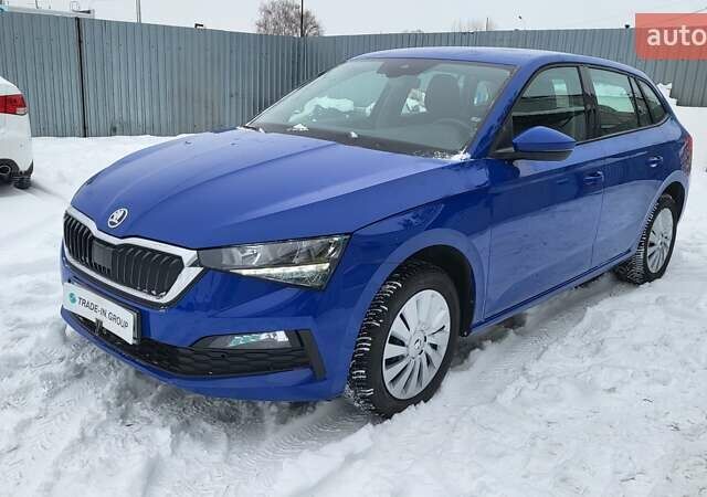 Синій Шкода Scala, об'ємом двигуна 1.6 л та пробігом 53 тис. км за 16990 $, фото 1 на Automoto.ua