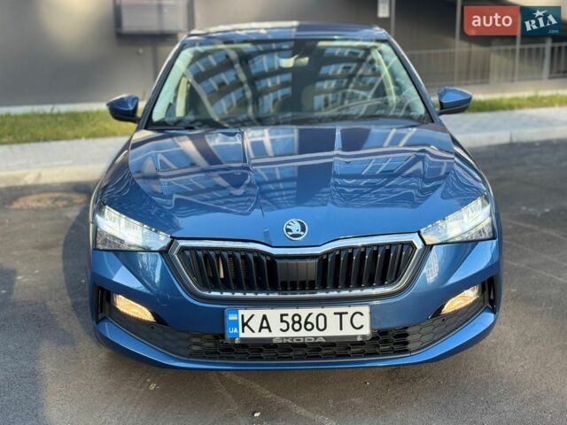 Синій Шкода Scala, об'ємом двигуна 1.6 л та пробігом 83 тис. км за 15800 $, фото 1 на Automoto.ua