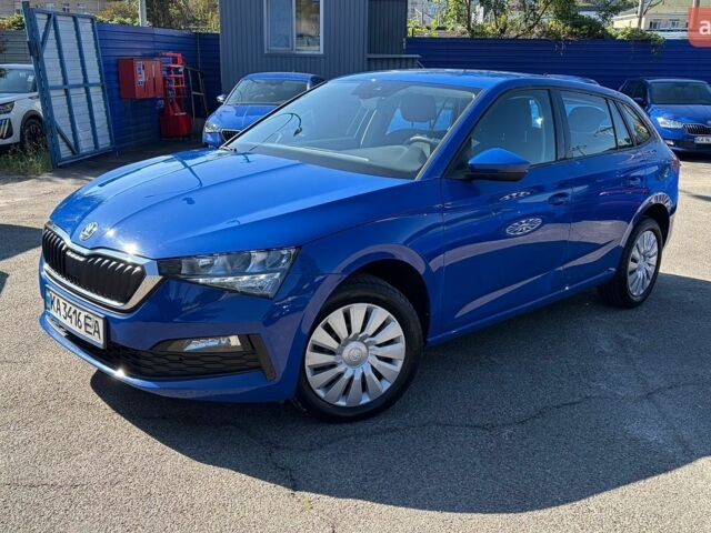 Синий Шкода Scala, объемом двигателя 1.6 л и пробегом 32 тыс. км за 16707 $, фото 1 на Automoto.ua