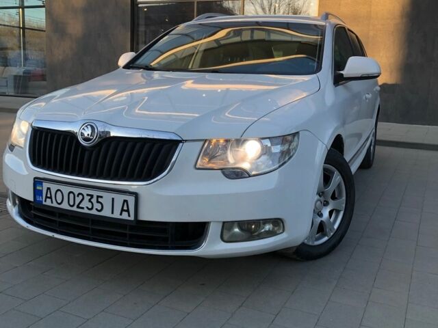 Белый Шкода Суперб, объемом двигателя 1.97 л и пробегом 280 тыс. км за 9450 $, фото 1 на Automoto.ua
