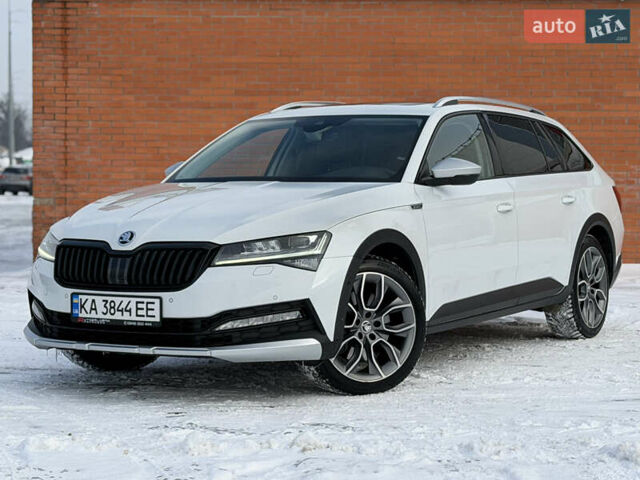 Белый Шкода Суперб, объемом двигателя 1.98 л и пробегом 148 тыс. км за 32900 $, фото 1 на Automoto.ua