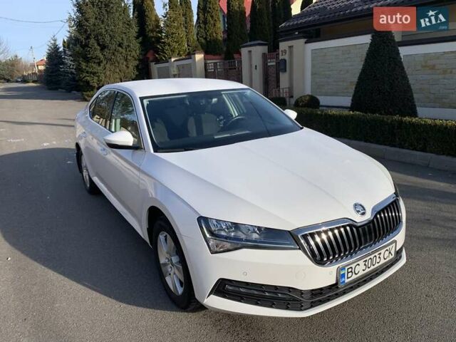 Белый Шкода Суперб, объемом двигателя 1.98 л и пробегом 62 тыс. км за 23500 $, фото 1 на Automoto.ua