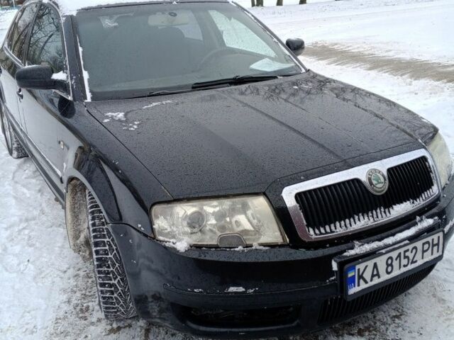 Черный Шкода Суперб, объемом двигателя 2 л и пробегом 250 тыс. км за 3888 $, фото 1 на Automoto.ua