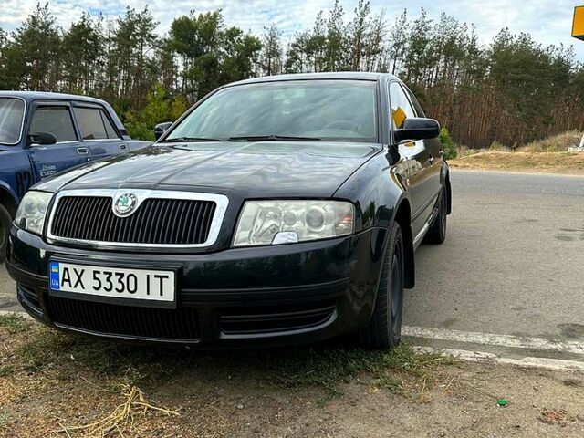 Черный Шкода Суперб, объемом двигателя 1.8 л и пробегом 180 тыс. км за 4300 $, фото 1 на Automoto.ua