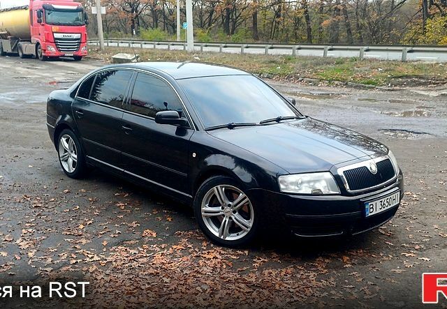 Шкода Суперб 2004 в Полтаве на Automoto.ua Черный Шкода Суперб, объемом двигателя 2.5 л и пробегом 332 тыс. км за 5400 $, фото 1 на Automoto.ua