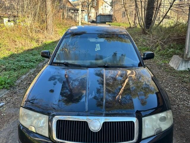 Черный Шкода Суперб, объемом двигателя 1.9 л и пробегом 357 тыс. км за 1700 $, фото 1 на Automoto.ua