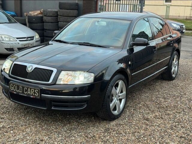 Черный Шкода Суперб, объемом двигателя 2 л и пробегом 263 тыс. км за 1443 $, фото 1 на Automoto.ua