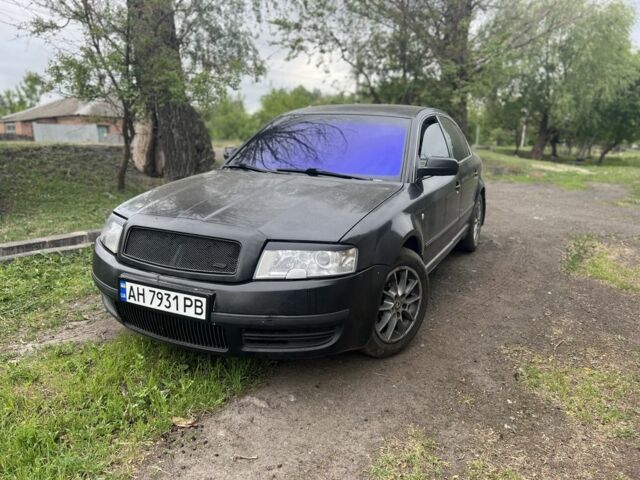 Черный Шкода Суперб, объемом двигателя 1.8 л и пробегом 280 тыс. км за 4500 $, фото 1 на Automoto.ua