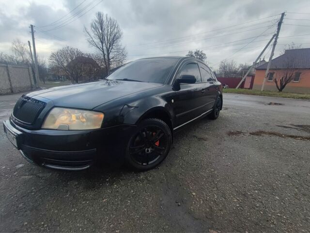 Черный Шкода Суперб, объемом двигателя 1.8 л и пробегом 30 тыс. км за 4500 $, фото 1 на Automoto.ua