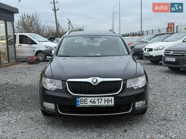 Чорний Шкода Суперб, об'ємом двигуна 2 л та пробігом 275 тис. км за 8900 $, фото 1 на Automoto.ua