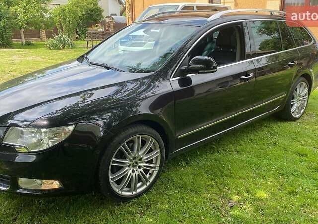 Черный Шкода Суперб, объемом двигателя 1.8 л и пробегом 202 тыс. км за 9600 $, фото 1 на Automoto.ua