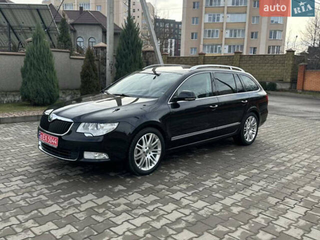 Чорний Шкода Суперб, об'ємом двигуна 2 л та пробігом 200 тис. км за 11500 $, фото 1 на Automoto.ua