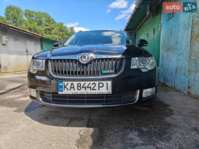 Черный Шкода Суперб, объемом двигателя 1.98 л и пробегом 165 тыс. км за 10500 $, фото 1 на Automoto.ua