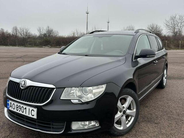 Чорний Шкода Суперб, об'ємом двигуна 2 л та пробігом 330 тис. км за 9450 $, фото 1 на Automoto.ua